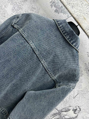 Fendi 25 Denim Jacket Blue Cotton