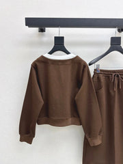 ALO SWEATSHIRT & SKIRT SET STYLE 92