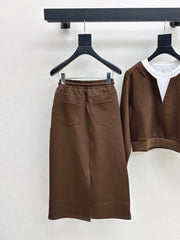 ALO SWEATSHIRT & SKIRT SET STYLE 92