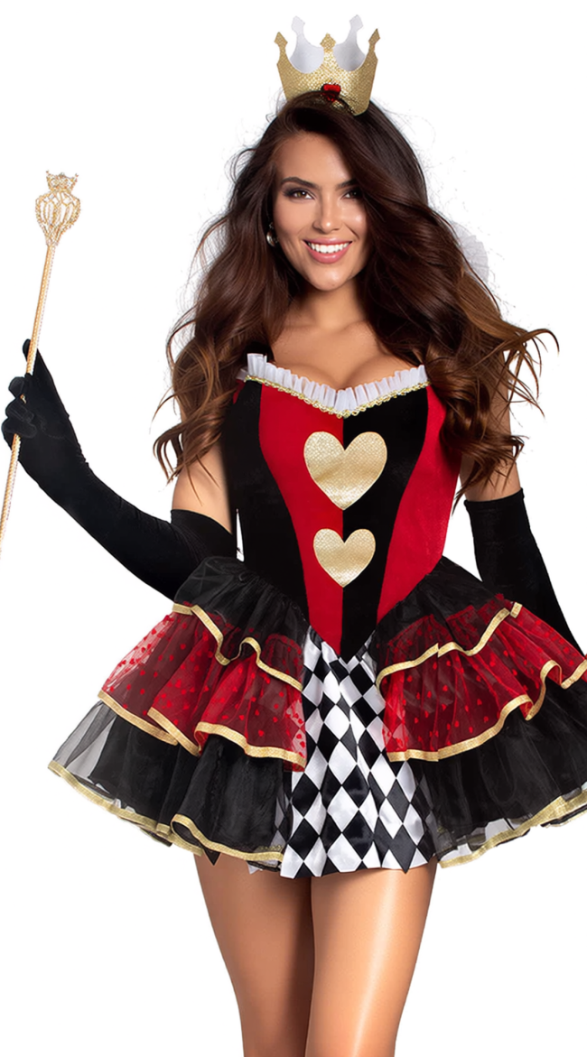 Queen of Hearts Costume - Image 1