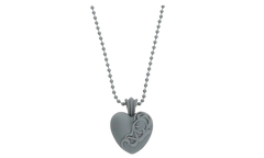 Rubber Silicone Necklace Grey CHRM1798