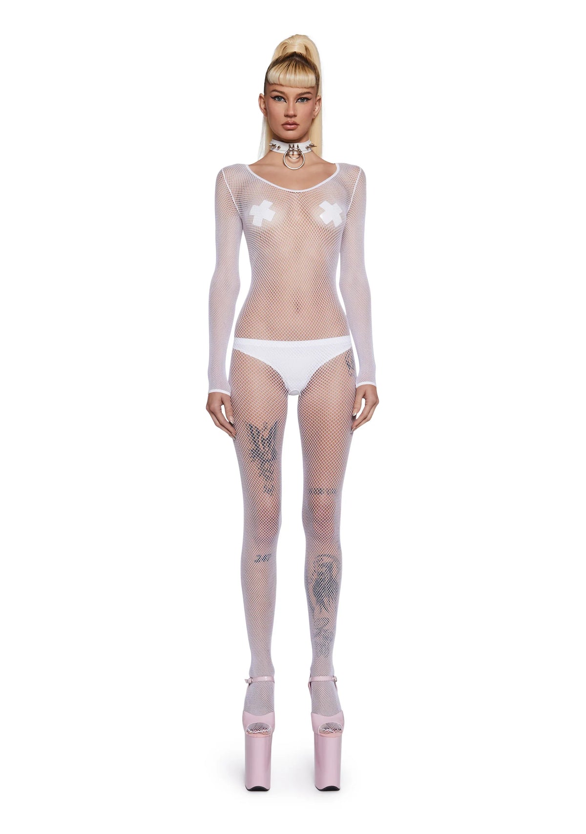 Private Performance Fishnet Body Stocking