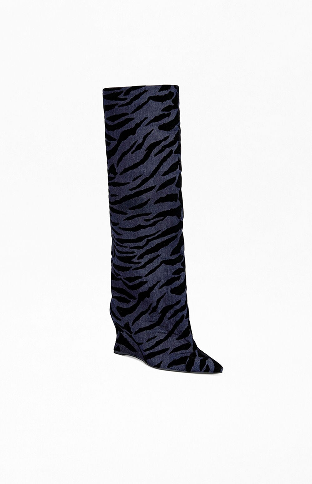 Women's Kenya Denim Tiger Wedge Boots