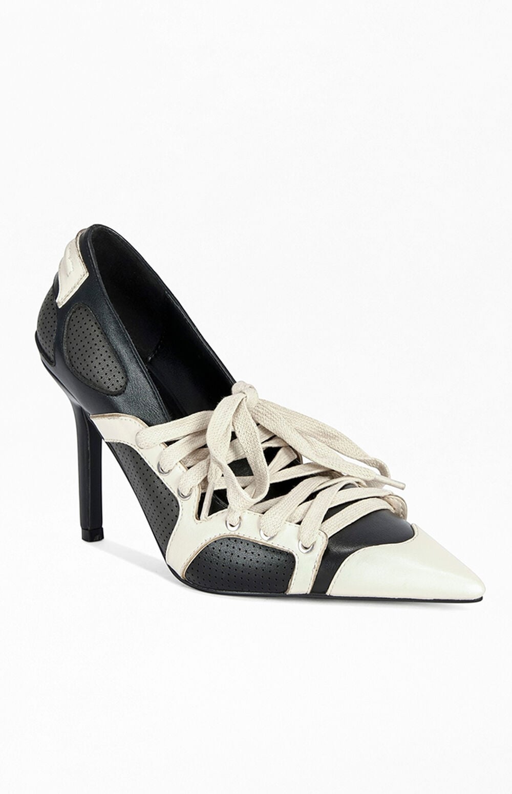 Women's Firestring Black Point-Toe Stiletto Pumps