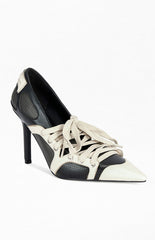 Women's Firestring Black Point-Toe Stiletto Pumps