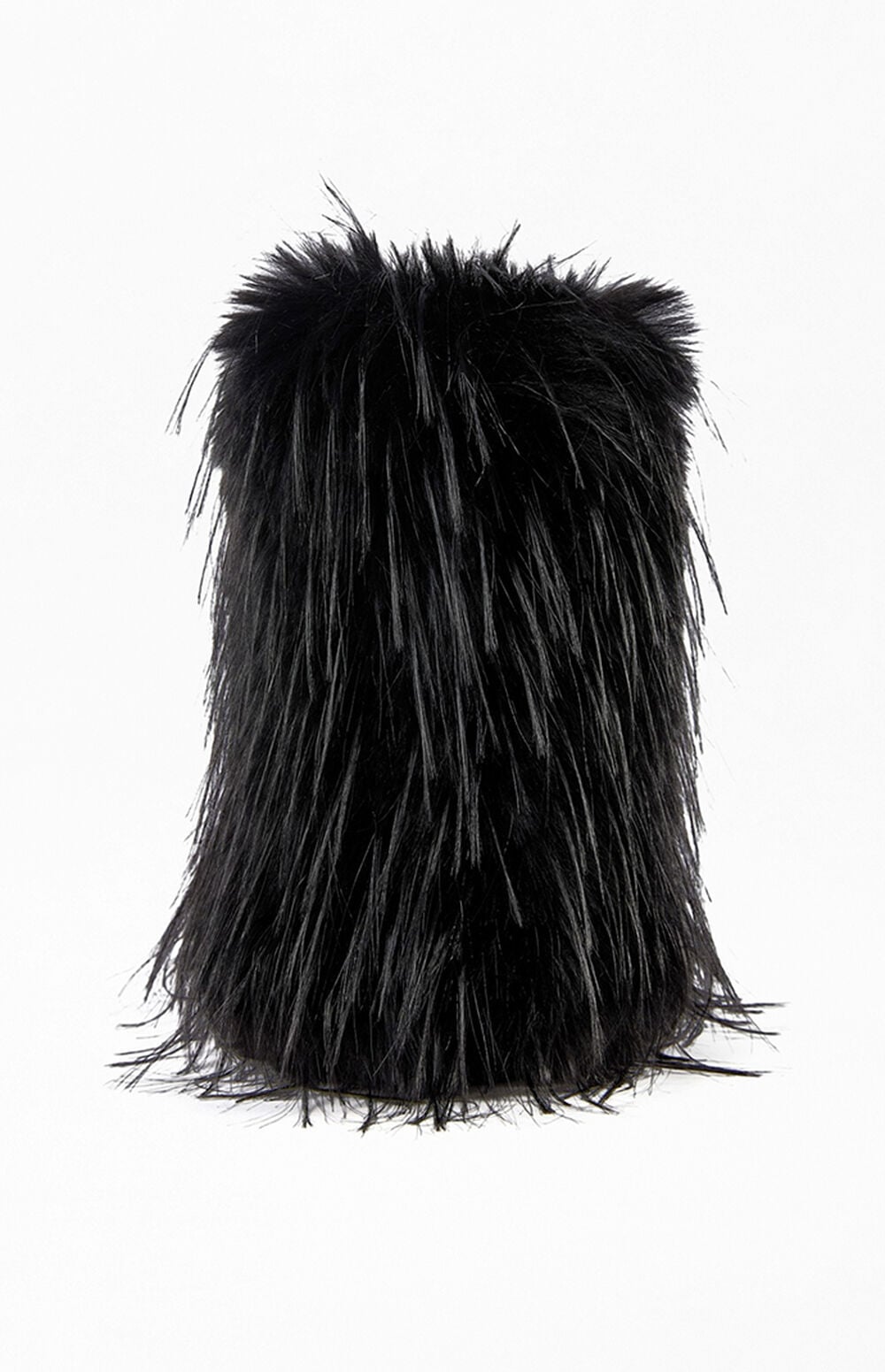 Women's Lenix Black Faux Fur Booties