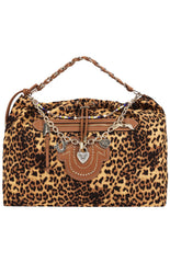 Leopard Print Soft Hobo Bag
