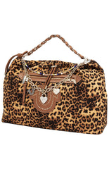 Leopard Print Soft Hobo Bag