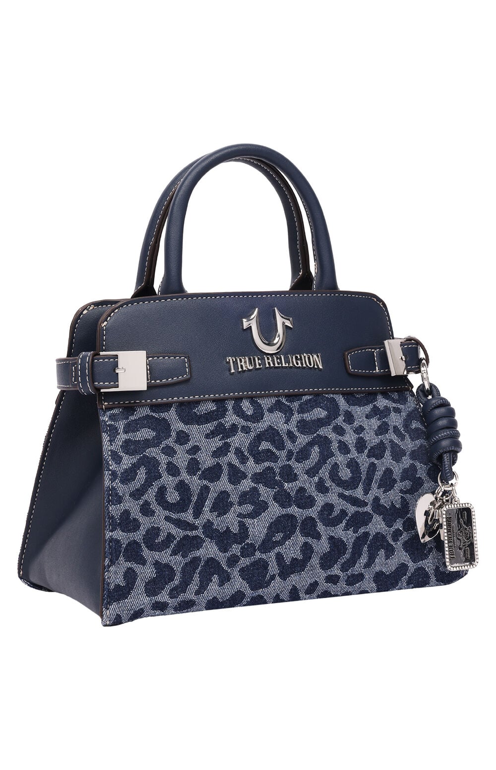 Beckham Leopard Jean Belted Tote Bag