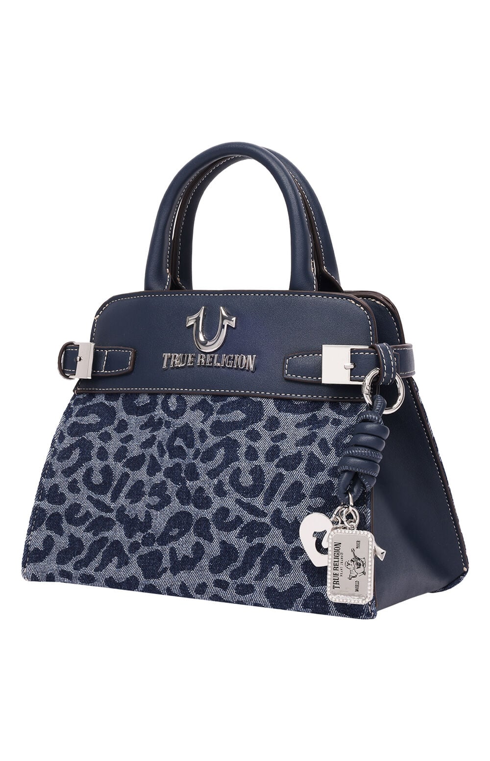 Beckham Leopard Jean Belted Tote Bag
