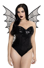 Glitter Strapless Pixie Wings