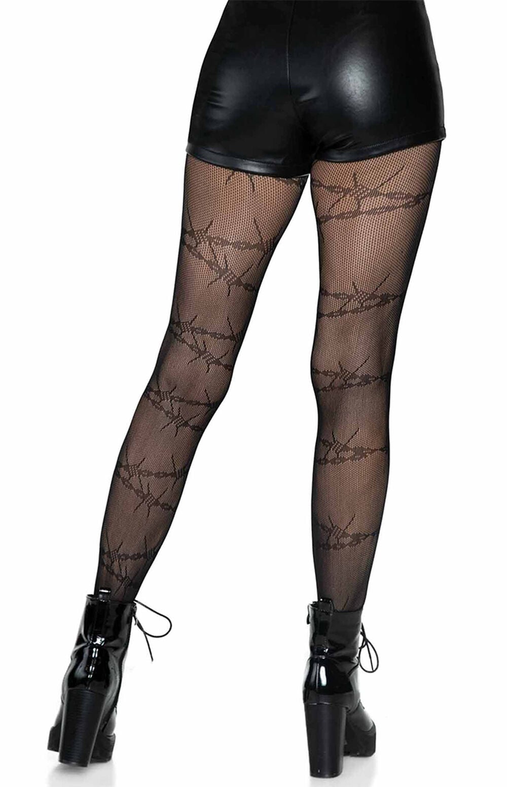 Barbed Wire Fishnet Tights