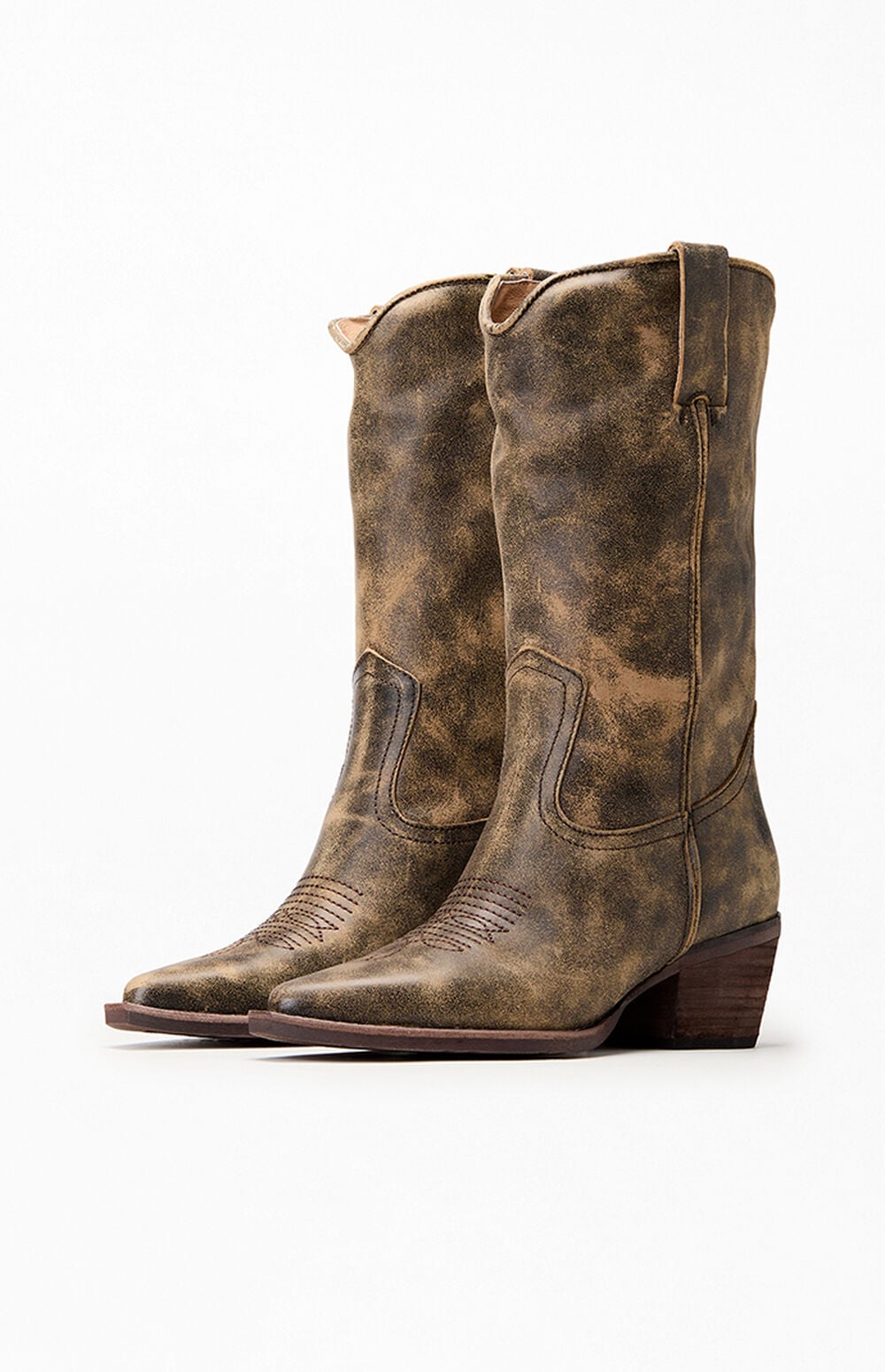 Women's Albany Leather Cowboy Boots