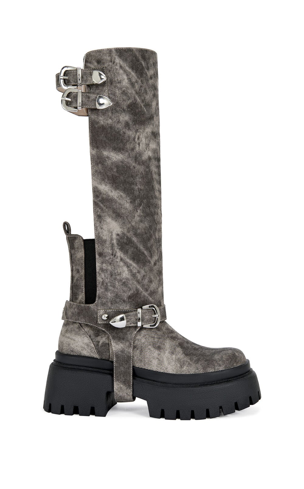 Women's Rampage Brown Distressed Combat Boots