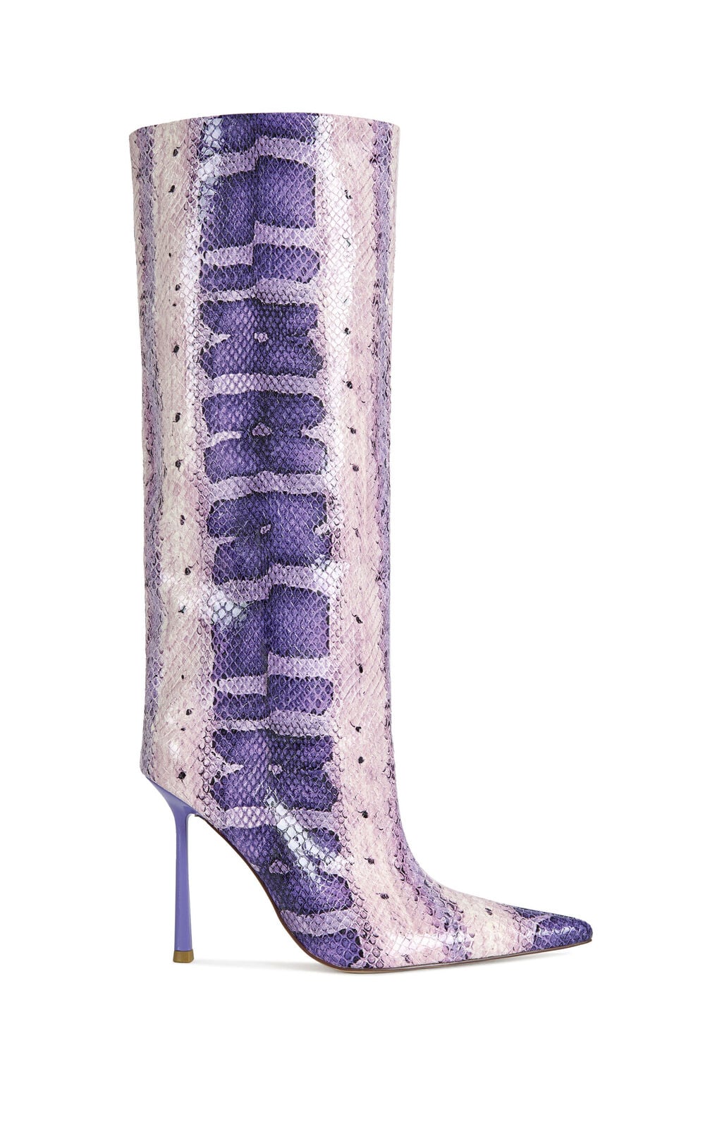 Women's Madeye Purple Snake Stiletto Boots