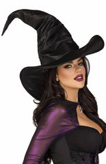 Costume Large Ruched Witch Hat