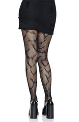 Bat Fishnet Tights