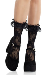 Blossom Lace Ankle Socks