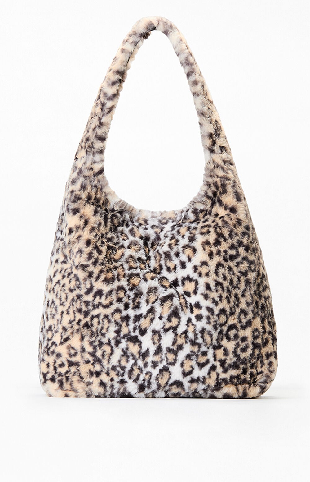 Leopard Faux Fur Shoulder Bag