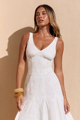Sunbeam Social Maxi Dress White