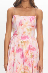 Avelisse Scoop Midi Dress Pink
