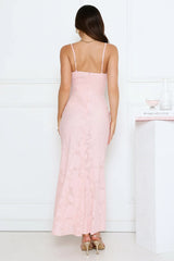 Fresh Rosebud Maxi Dress Pink