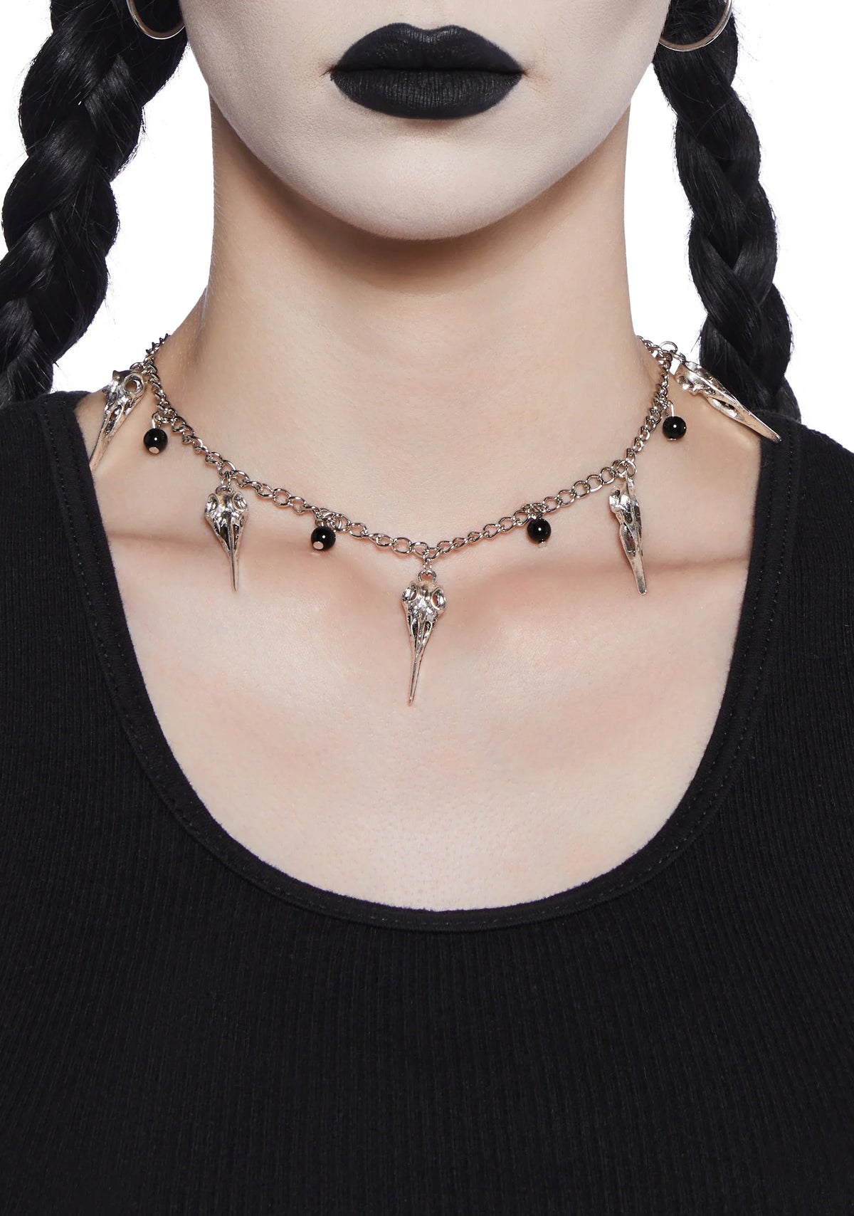 Sinister Skull Statement Necklace