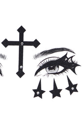 Gothic Glimmer Face Gems