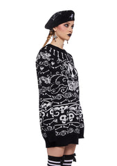 Grave Confusions Knit Sweater