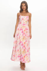 Avelisse Scoop Midi Dress Pink