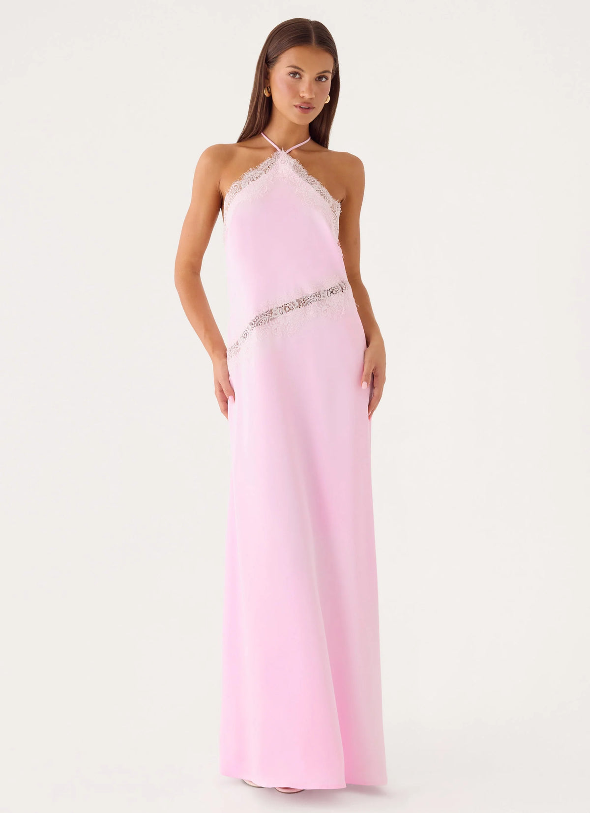 Orvian Maxi Dress - Pink