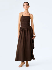 Paulina Dress in Chocolate