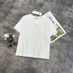 HM SS26 Fitted Dior Médaillon Embroidered T-shirt Cotton 350876