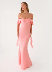 Maliyah Maxi Dress - Peach