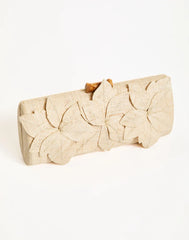 Pre-Order - Peridot Raffia Clutch