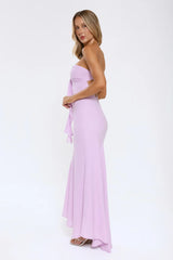 Flirt With Purpose Strapless Maxi Dress Lilac