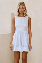 Ocean Soul Mini Dress Blue