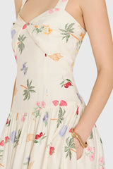 Soho Midi Dress in Boardwalk