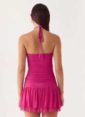 Aminata Mini Dress - Fuchsia