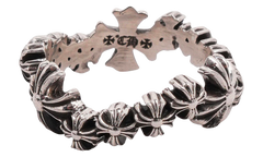 Plus Cross Wave Ring Silver CHRM1793