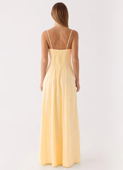 Samah Maxi Dress - Lemon
