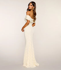 Juliette Off Shoulder Lace Formal Dress