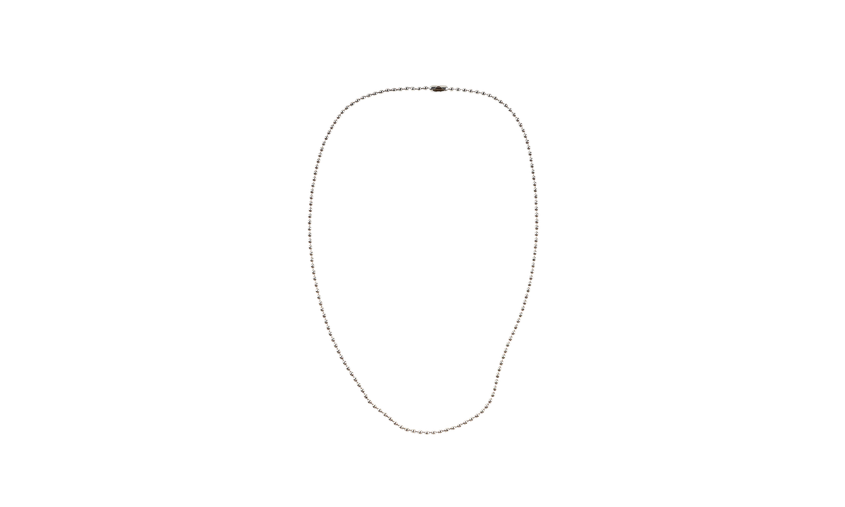 Ball Chain Necklace 18 inches - Silver CHRM1504