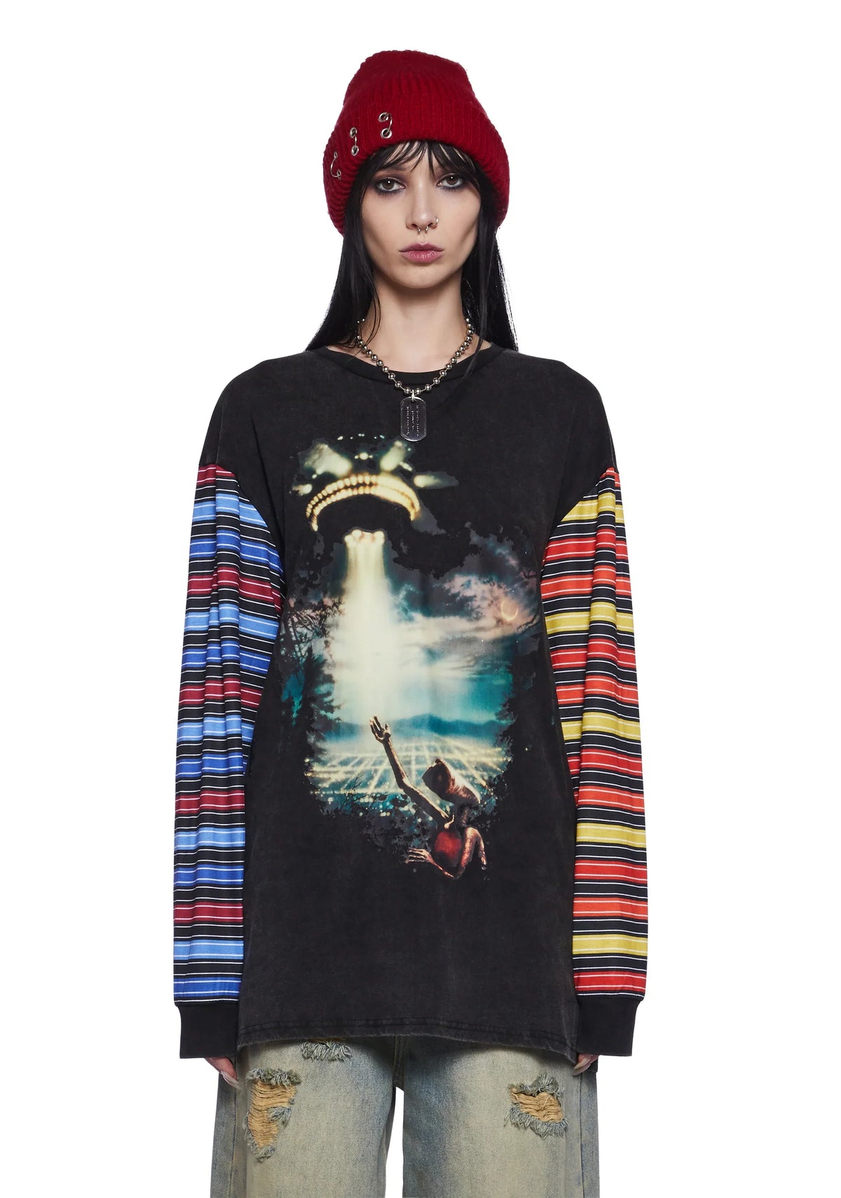 Far From Home Oversized Graphic Tee