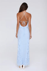 Showstopper Nights Maxi Dress Blue