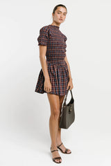 Maria Plaid Mini Dress