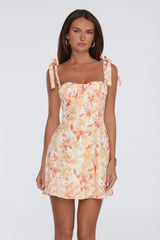 Icon Behaviour Mini Dress Orange