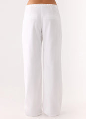 Josephina Pant - White