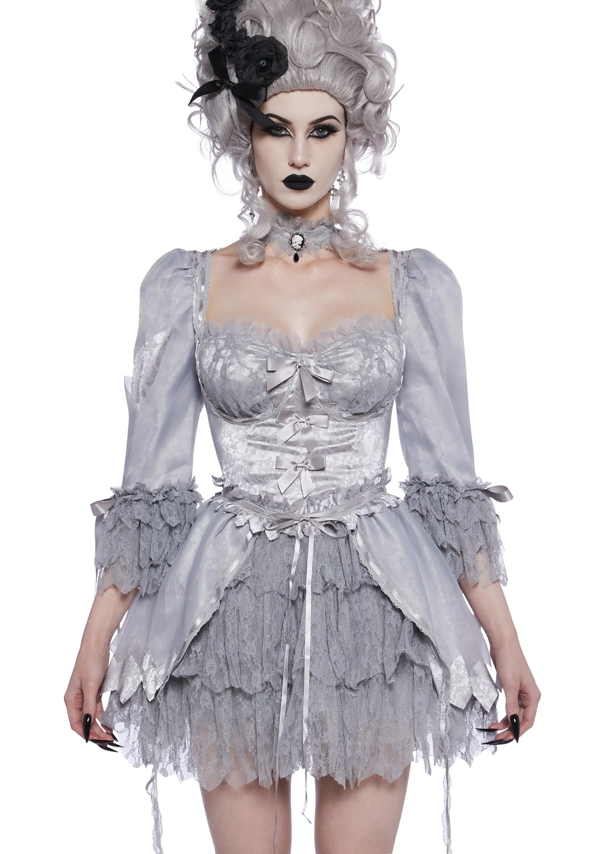 Cake Queen Costume and Wig Set - Ghost