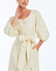 Suzanna Barong Midi Dress